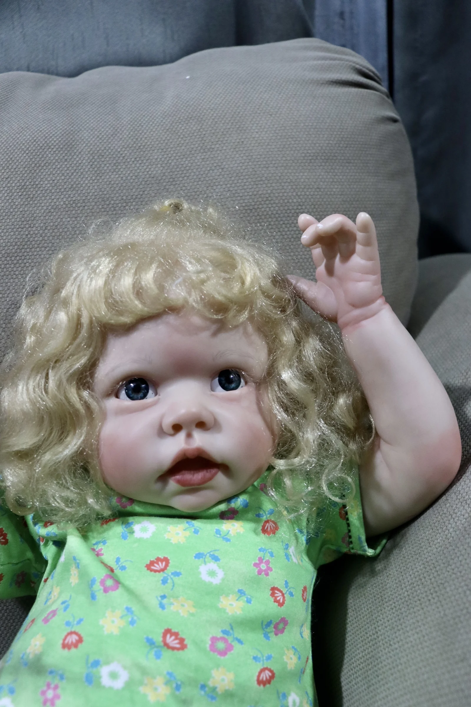 

FBBD 84cm Bebe Reborn Already Finished Doll Tippi With Hand-Rooted Hair By Artist Dolls For Girl Toys For Children Real Art Doll