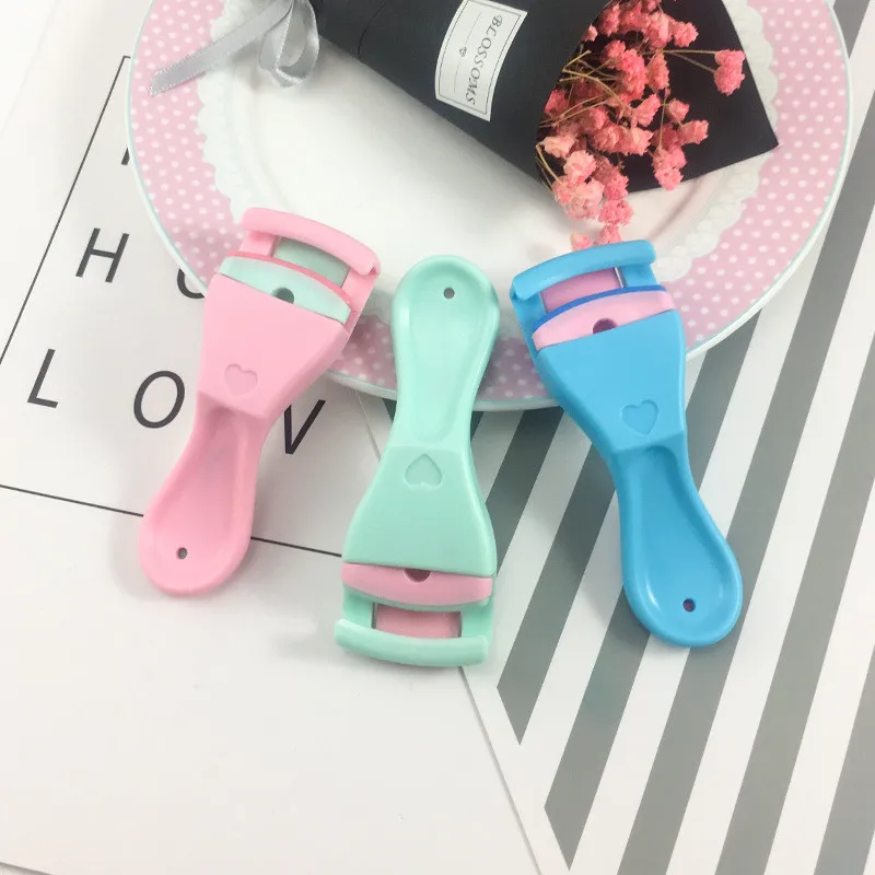 

ABS Eyelash Plastic Mini Durable mei jie Tools Gifts Clip Beauty Eyelash Curler Portable Curler Eyebrow