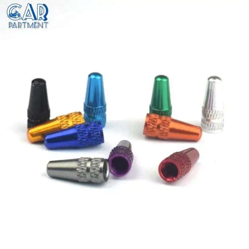 

Multi-color Valve Cap For French Nozzle Universal Tire Valve Stem Caps Aluminum Alloy Car Accessories Air Nozzle Cap Dustproof