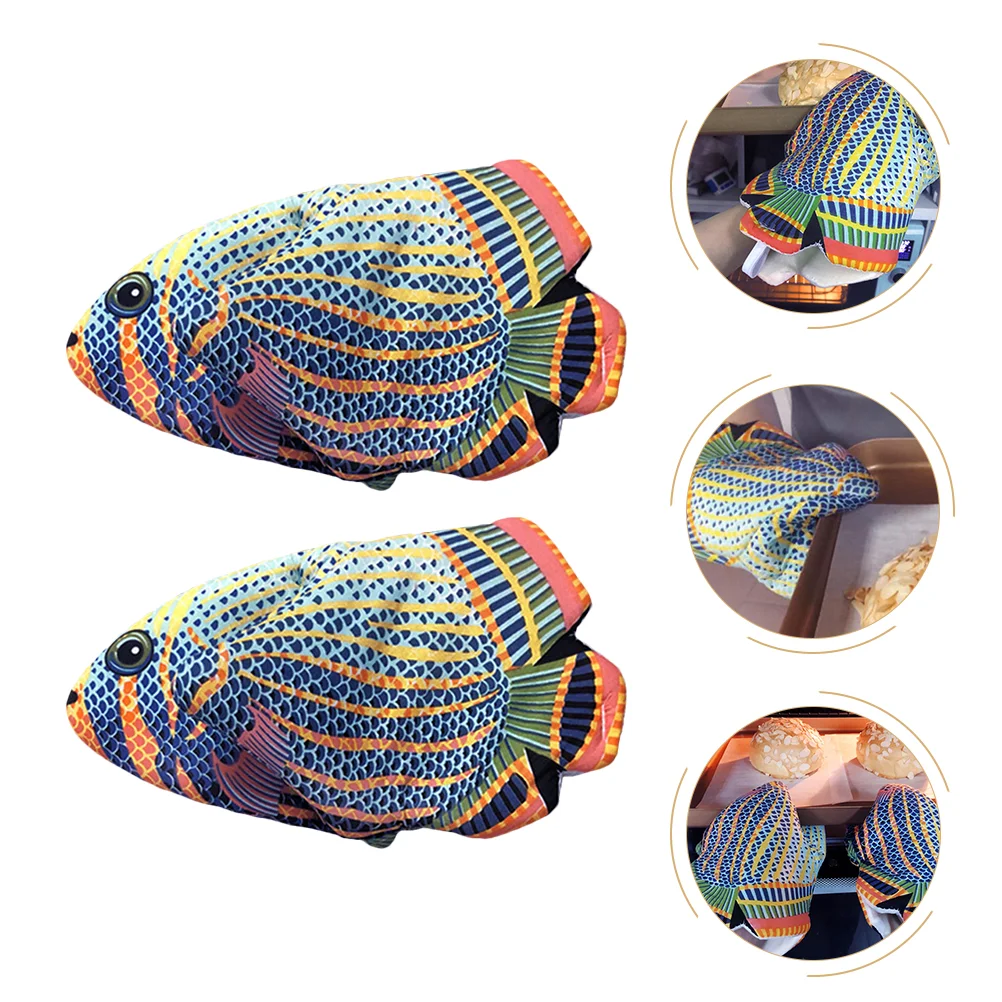 

Gloves Mitts Mitt Oven Baking Kitchen Glove Grilling Pot Grill Resistant Heat Mittens Hot Barbecue Pinch Cooking Bbq Microwave