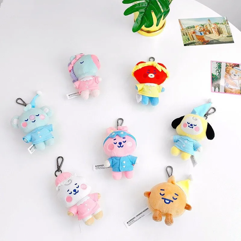 

New BT21 Kawaii Cartoon series Pajama doll cartoon around cute and cute plush toys dolls children's gifts girls heart