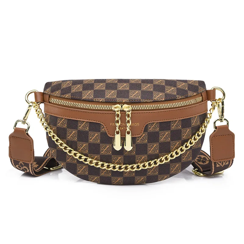 Fashion niche bag 2022 autumn and winter new chest bag men's and women's single shoulder Messenger bag all-match waist bag