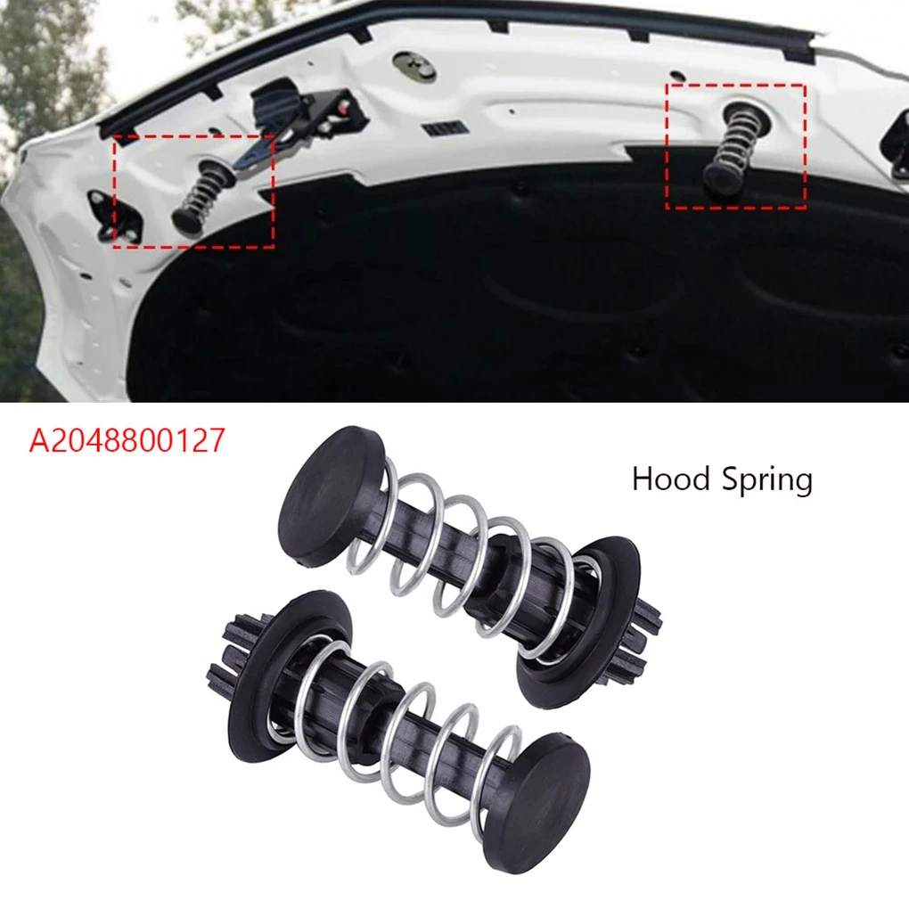 

2 Pieces Hood Spring Vehicle Bonnet Fastener Clip Switch Lock Safety Latch Springs Accessories Spare Parts Replacement for W204