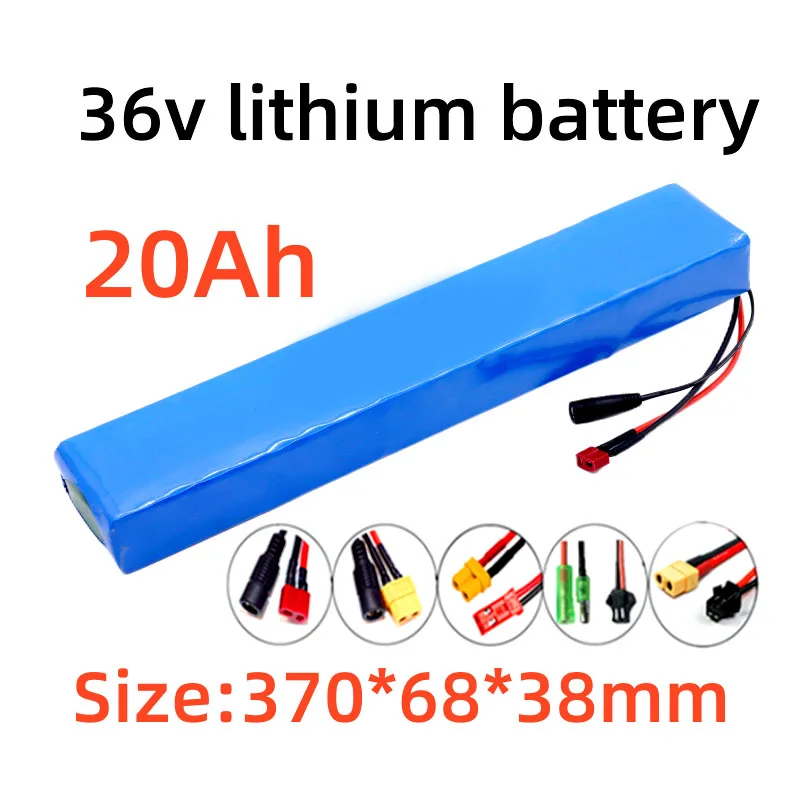 

36V 20Ah 10S4P With BMS Lithium Battery Pack 18650 for 800W 500W 450W 350W 250W Ebike Electric Car Bicycle Motor Scooter
