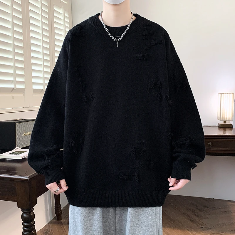 Новинка Осень-зима 2024 модные повседневные мягкие теплые мужские свитера