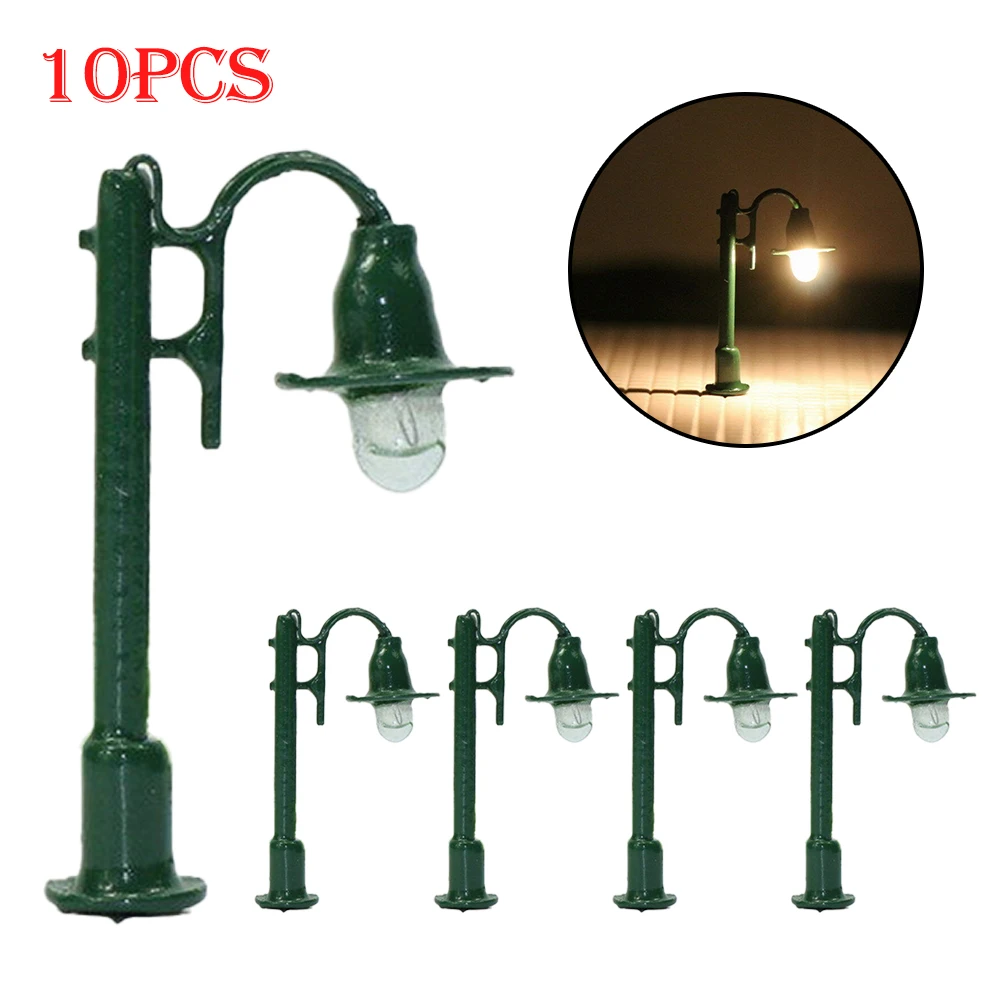 

10pcs Model Railway Lantern Lamps Street Lamps Z Gauge 12V 2.5cm Made With Clear Mini Pears Free Shipping
