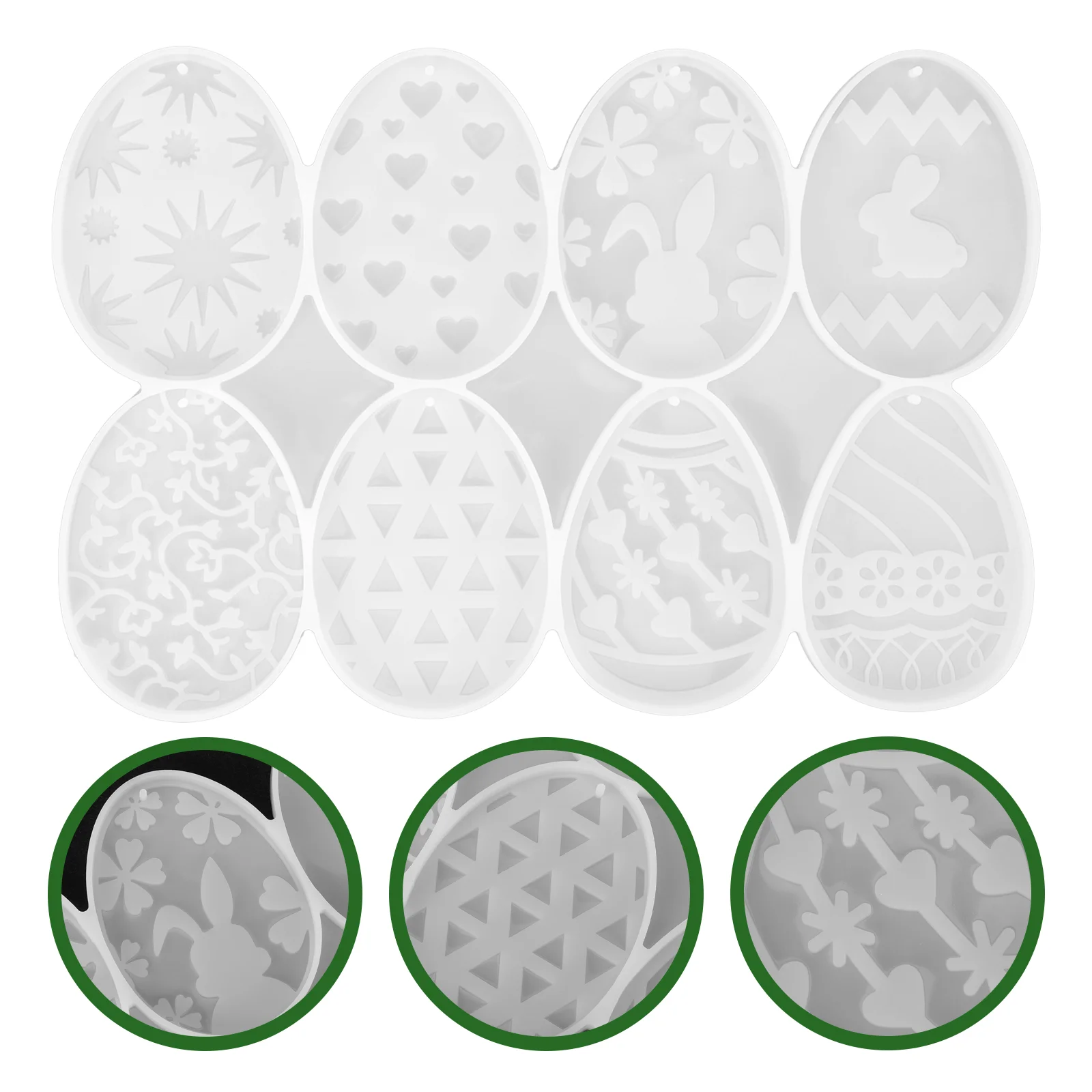 Пасхальный брелок подвесные формы яйцо кольцо сделай сам ожерелье с кроликом