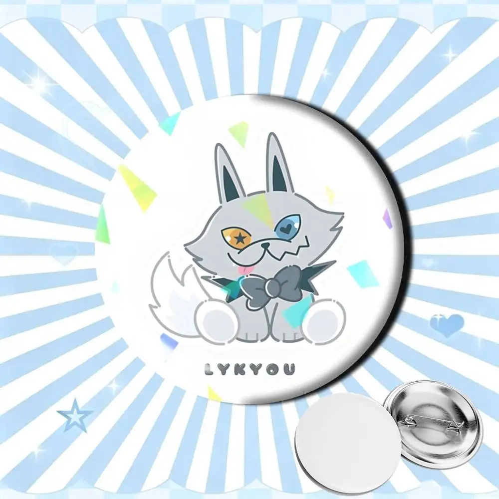 Модные аксессуары GMMTV Mascots Series P-Polcasan: настраиваемые круглые броши-значки, персонализированные значки с дизайном «разбитое стекло» (art.: 3920dc3d6dbdd) - 3920dc3d6dbdd