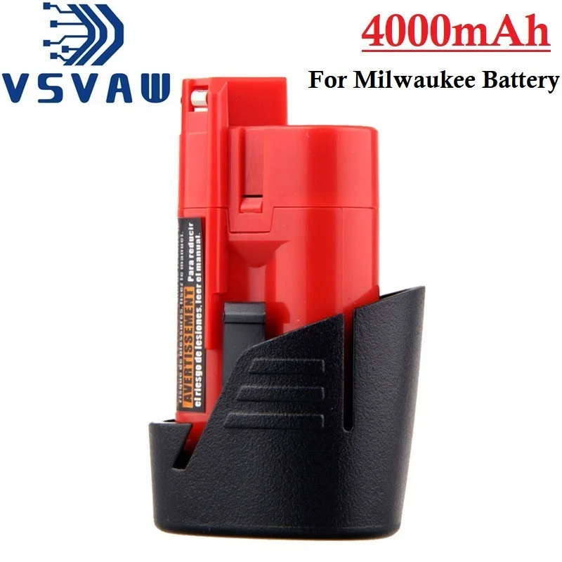 

Аккумуляторная батарея VSVAW для Milwaukee M12, 12 В, 4000 мАч