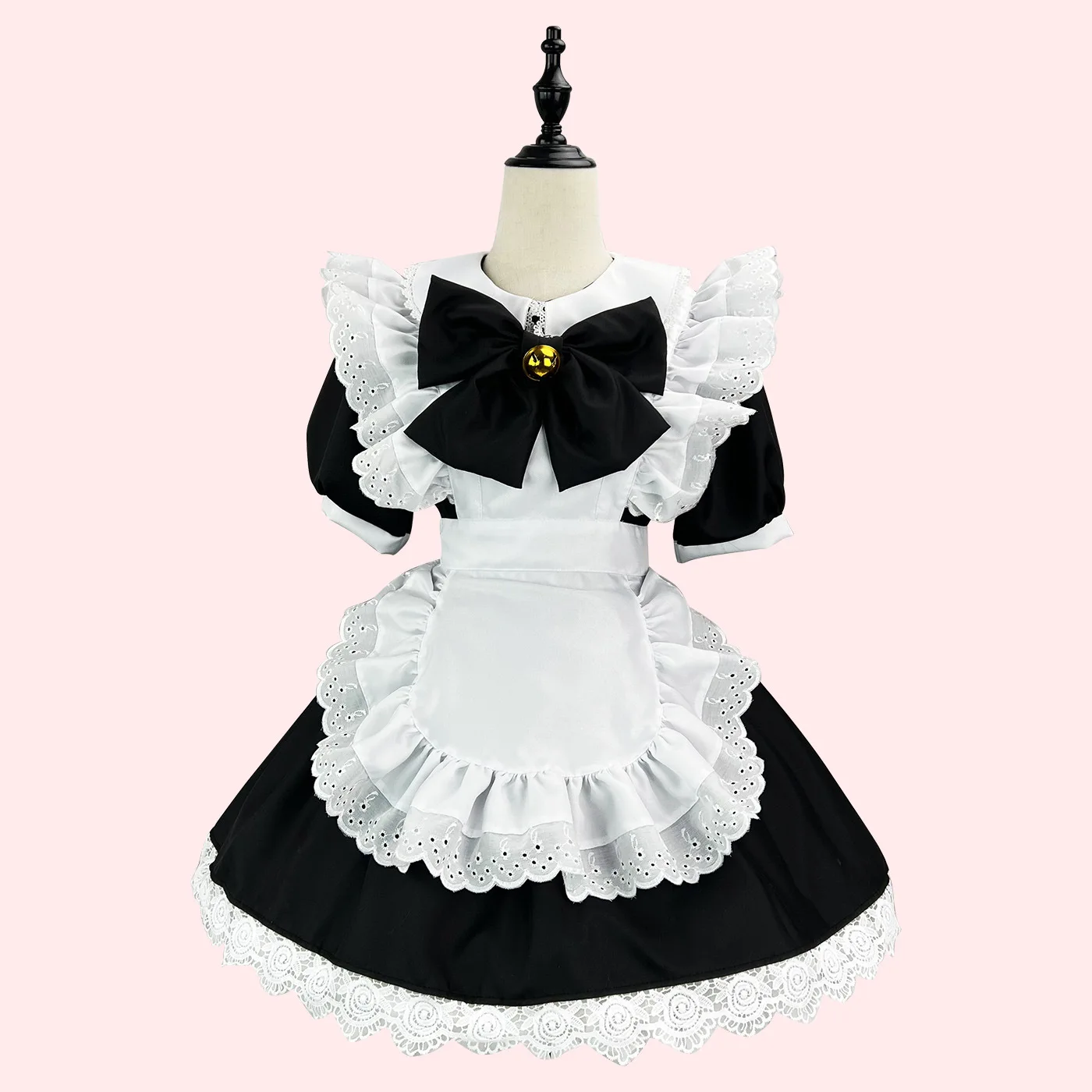 

Японское платье милой Лолиты, кролик, девочка, косплей, черно-белое платье горничной, платье лолиты Xnxx Girls 18 Vido League of Legends, косплей