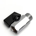 Латунный Мини-шаровой кран с резьбой 18 дюйма, 14 дюйма, 38 дюйма, 12 дюйма, BSP, штекер-гнездо, воздушный компрессор, запорный клапан для воды, газа и масла