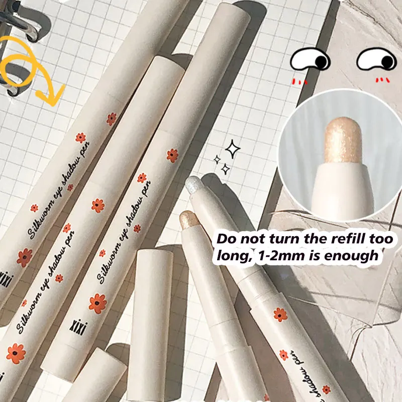 Гелевая подводка-карандаш для век с блестками