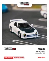Tarmac Works 1:64 Mazda RX-7 (FD3S) Mazdaspeed A-Spec Chaste White Diecast Model Car