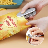 new food packaging sealer clip multifunctional vacuum heat sealers organizer with hook plastic food snack storage bag packing
