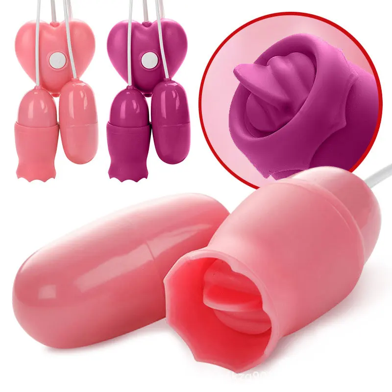 

Vibrating Egg Breast Massager Erotic Clitoral Stimulation Tongue Oral Licking Vibrator G-spot Vagina Massage Anal Plug Sex Shop