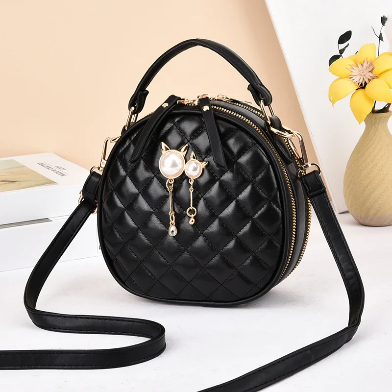

Simple and Fashionable Bag for Women 2023 Summer New Fashion Single Shoulder Crossbody Small Round Bag for Women