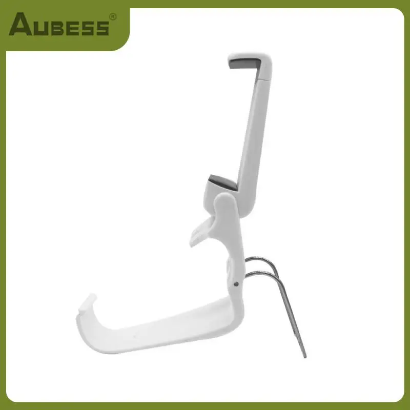 

White Game Controller Clip Bracket Flexible Universal Universal Phone Stand Adjustable Viewing Angle Securely Fastened Abs 90mm