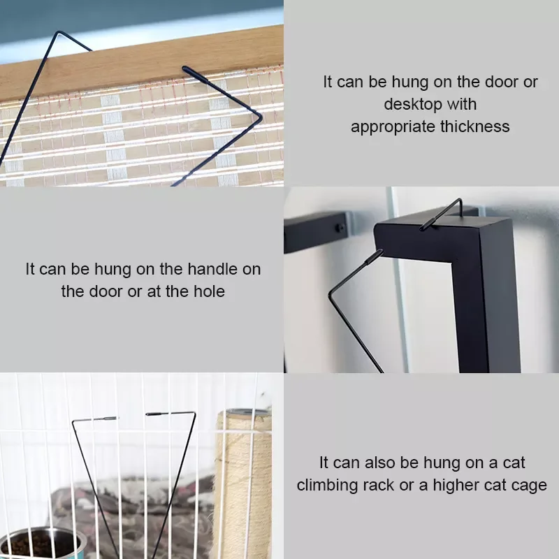 

Cat Toys Self-hey Hanging Door Mouse Retractable Plush Mice Stress Relieve for Living Room Hanging Kitten Toys Interactive