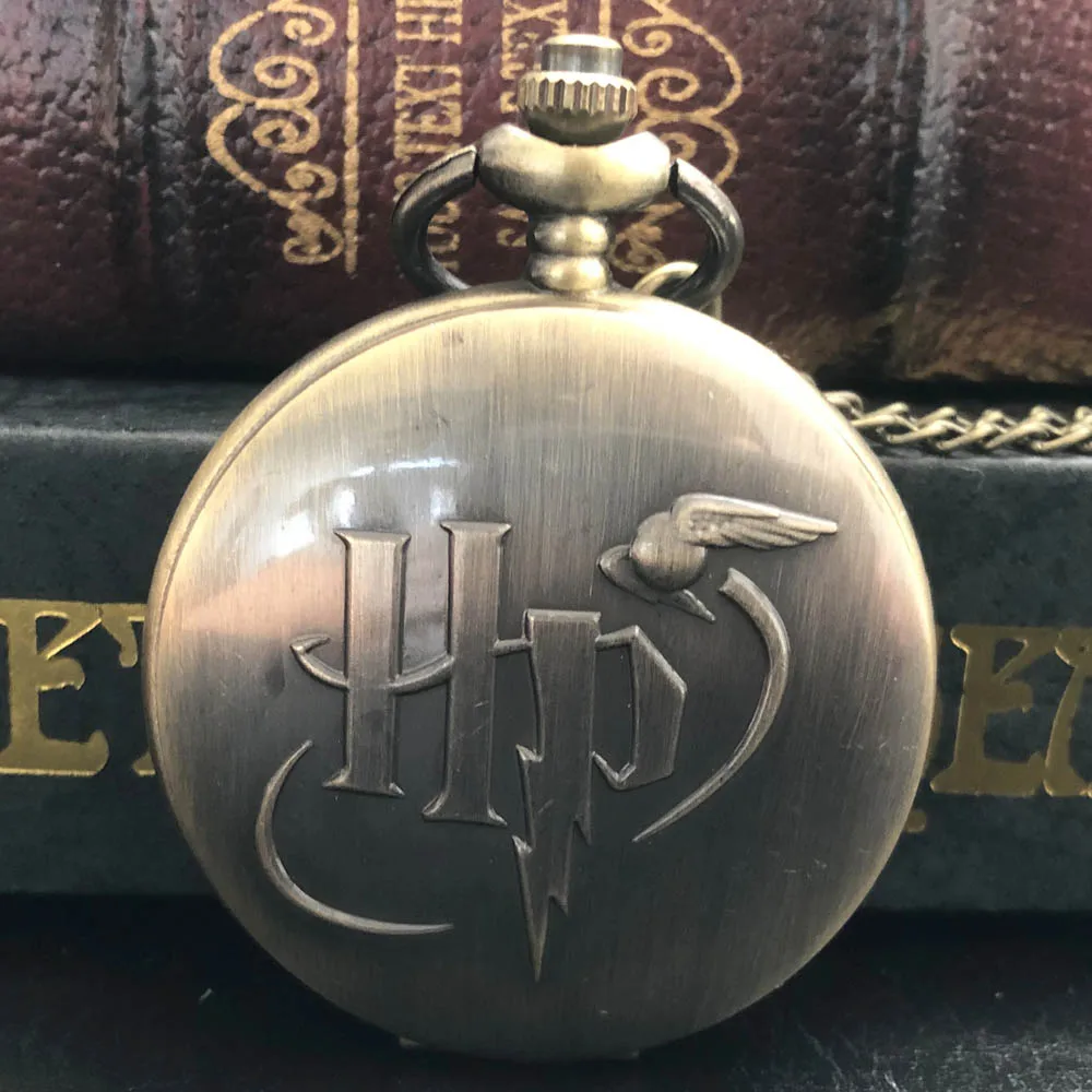 

Antique Bronze Design Wings Ball Quartz Pocket Watch Necklace Chain Pendant Clock Gifts Watch Men Women