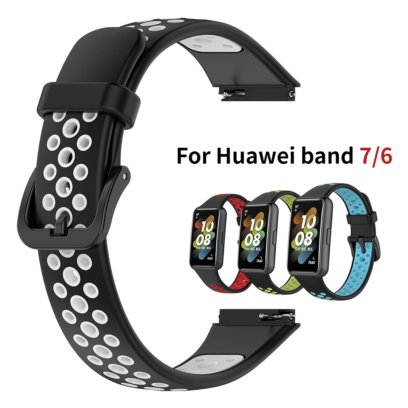 

Силиконовый ремешок для Huawei Watch Band 7, сменный Браслет для смарт-часов, браслет для Huawei Band 6