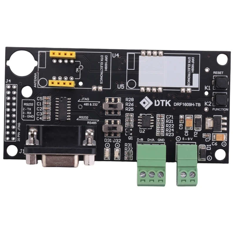 

UART Serial Port To RS232/RS485 Backplane Adaptation Zigbee Module DRF1609H