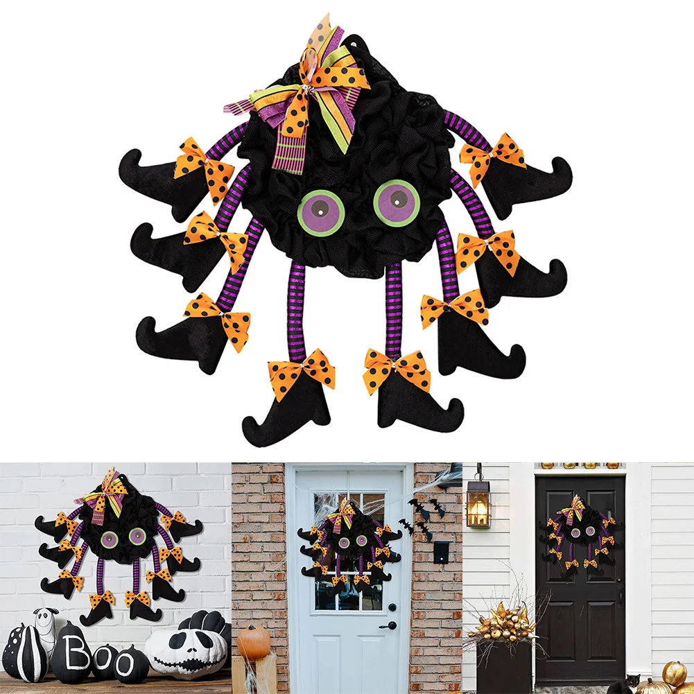 

Хэллоуин паук тканевая дверь подвесной креативный многоногий паук Гирлянда украшение фестиваль вечерние украшение