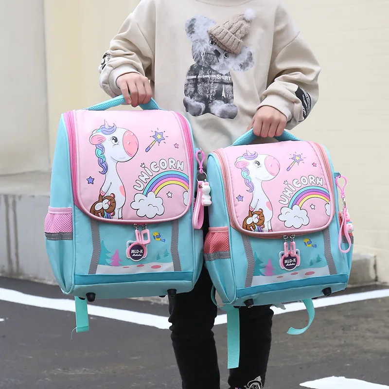 2023 Newest Girls Unicorn Backpacks Kids Boys Dinasour Primary School Bags Waterproof Orthepedic Kindergarten Children Backpack