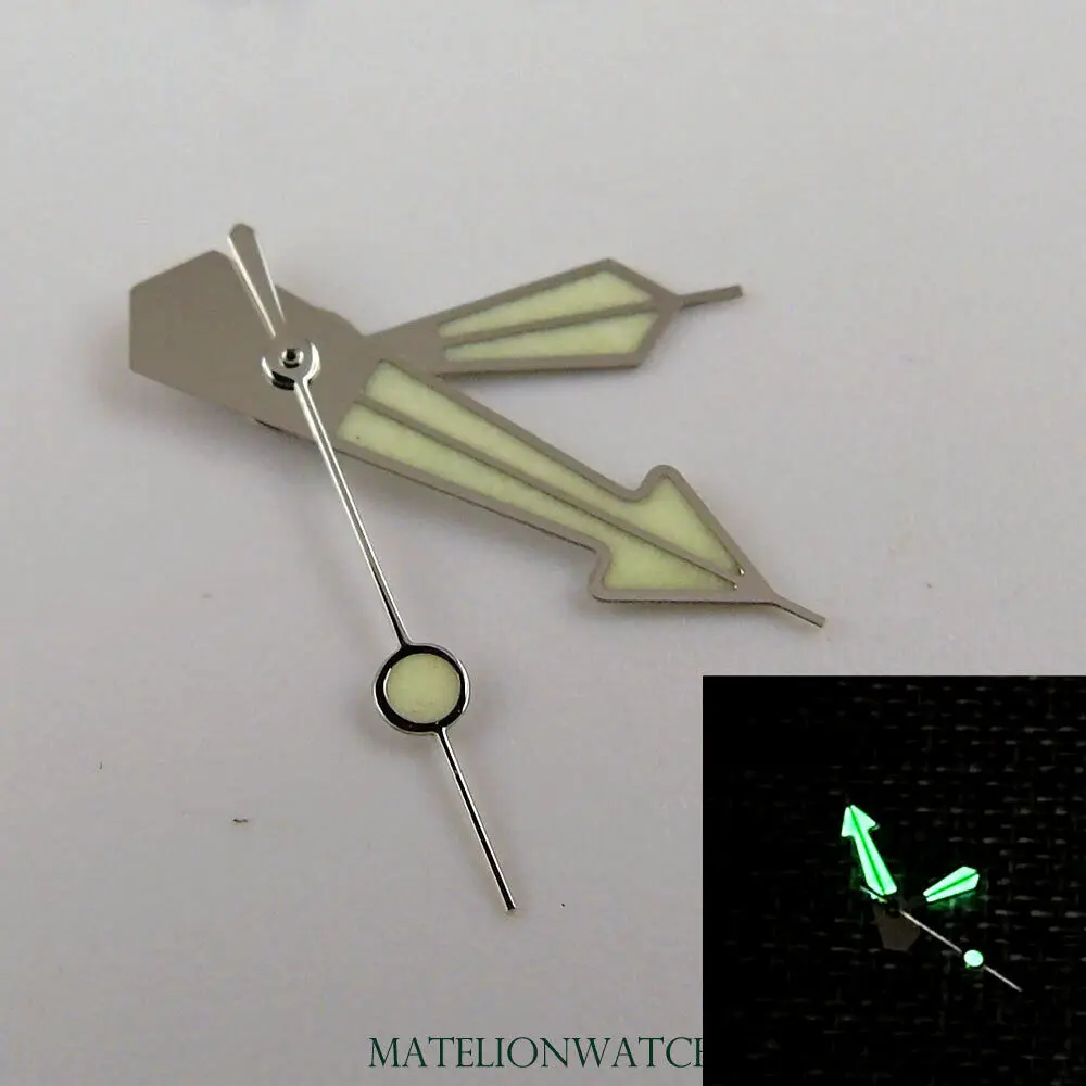 Детали стрелок Super Lume подходящие для NH35A NH36A SKX 4r15 автоматический механизм C3