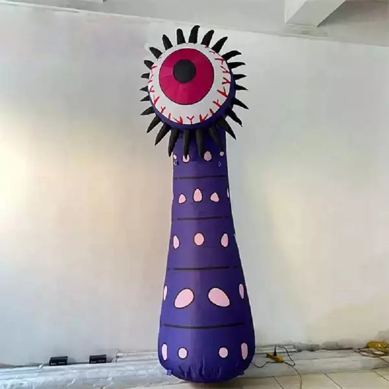 Наружное украшение светодиодные надувные цветы глазного яблока гигантские для