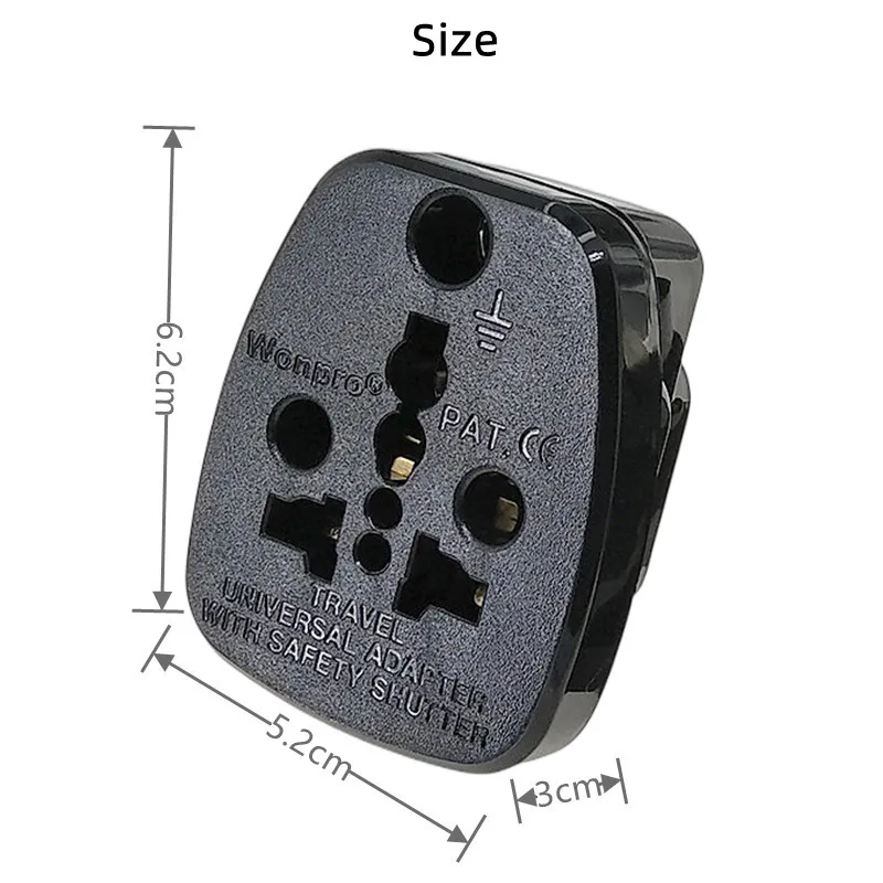 Адаптер US UK EU AU преобразователь Южная