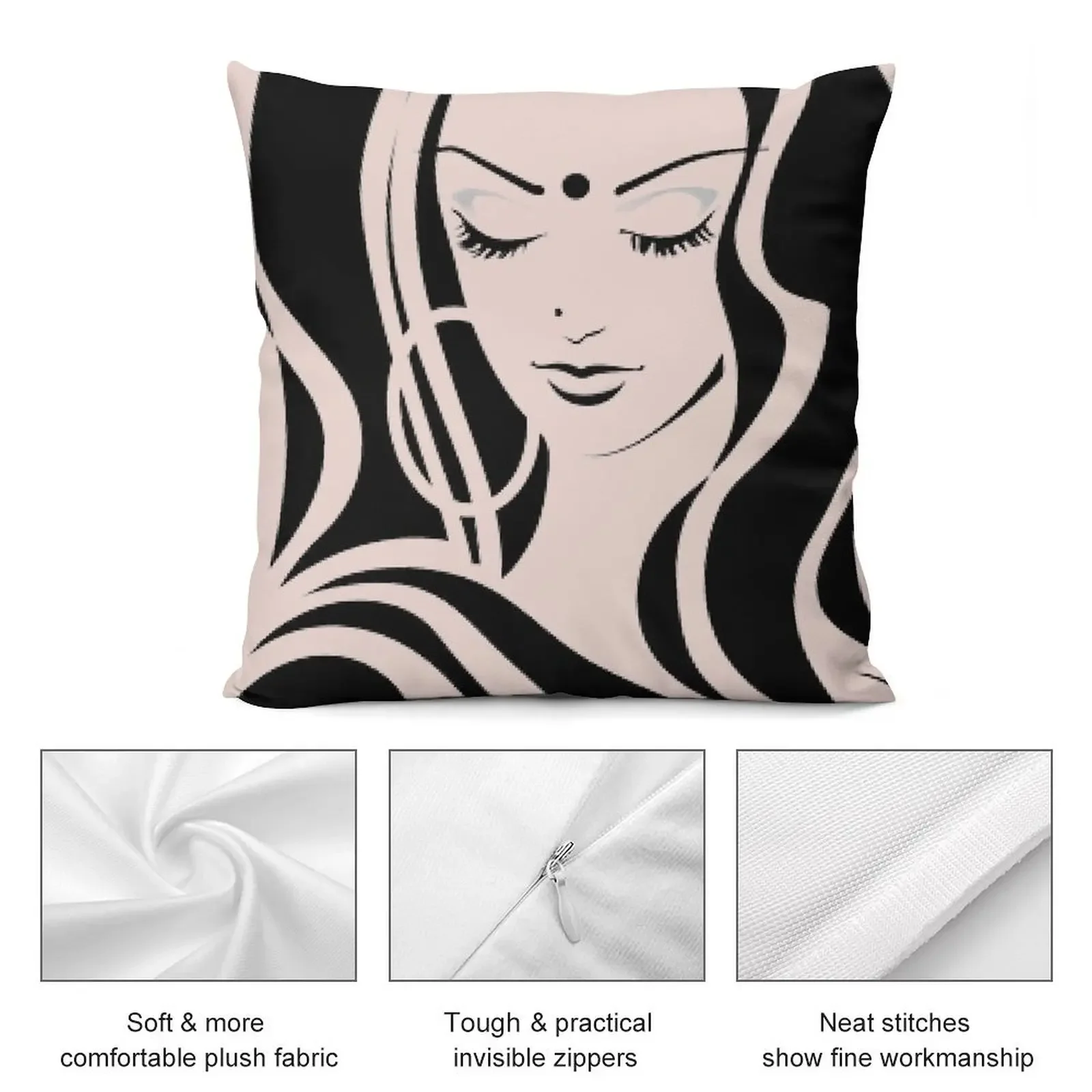 Дези девушка bindi Подушка Декор Подушки Плед Диван Рождественские принадлежности