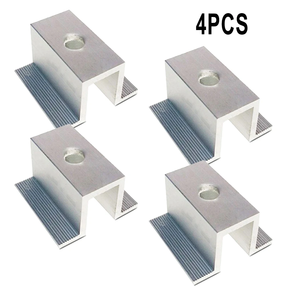 

4/10PCS Solar Middle Clamp PV For Frame Height 25 - 50MM Solar Panel Aluminum Alloy Solar Middle Clamp Solar Power Accessories