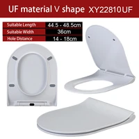 toilet lid seat cover u shape urea formaldehyde vitreous china slow close thicken high hardness quick install removal xy22810uf