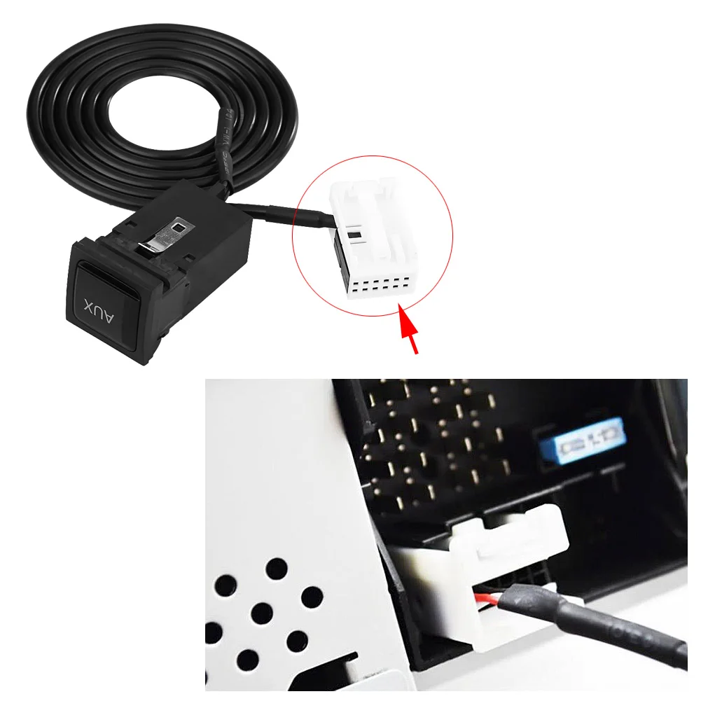Автомобильный USB AUX аудио кабель переключатель и для RCD510 RCD310 VW Golf/GTI/R MK5 MK6 Jetta 5KD035724 |