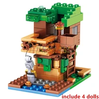 mini treehouse alex zombie action building blocks classic model sets bricks kids kits for boys toys children