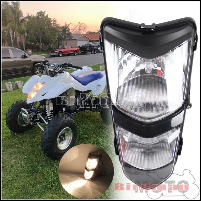 

For Suzuki ATV Quadsport LT-Z400 LT-Z400Z 2003-2008 Motorcycle 12V 25W Headlight Dual Twin Headlamp For Kawasaki KFX400 KSF400