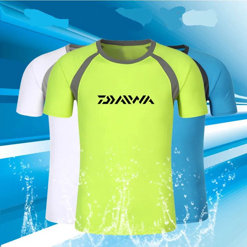 

DAIWA DAWA 2022 Fishing Clothing Summer Short Sleeve Deep Sea Sunscreen Breathable Clothes Anti-UV Ultrathin Fishing Shirt