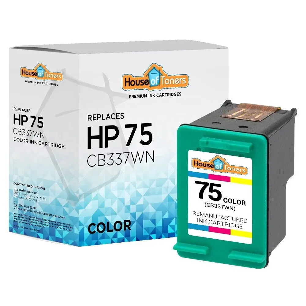 

CB337WN #75 Color Ink Cartridge for HP Photosmart C4345 C4380 C4382