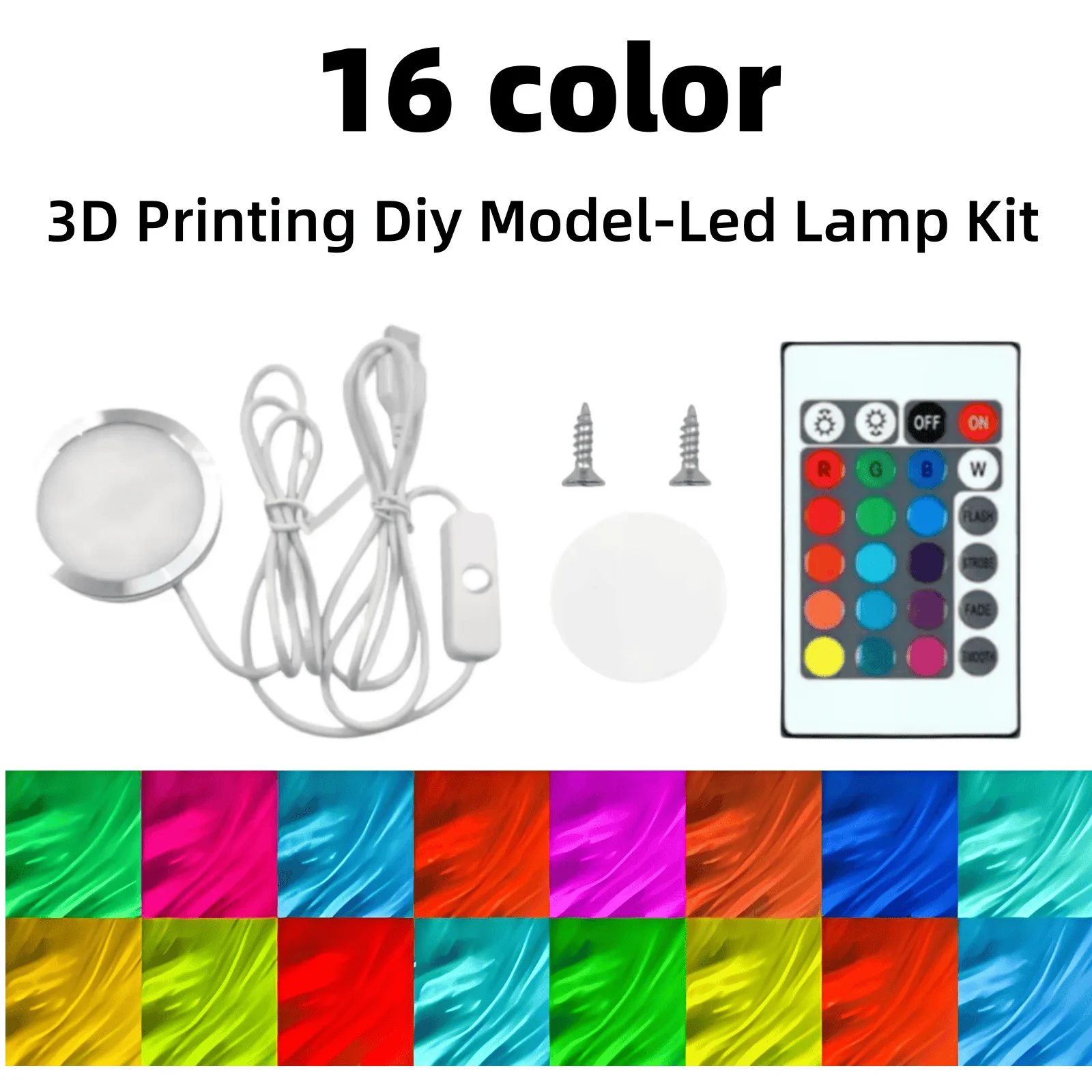 

Комплект LED ламп для Bambu Lab 001 теплый белый/многоцветный