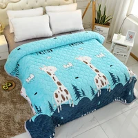 sofa blanket flannel breathable super warm throw quilted coverlet bed sheet for couch travel bedding bedspread armchairs
