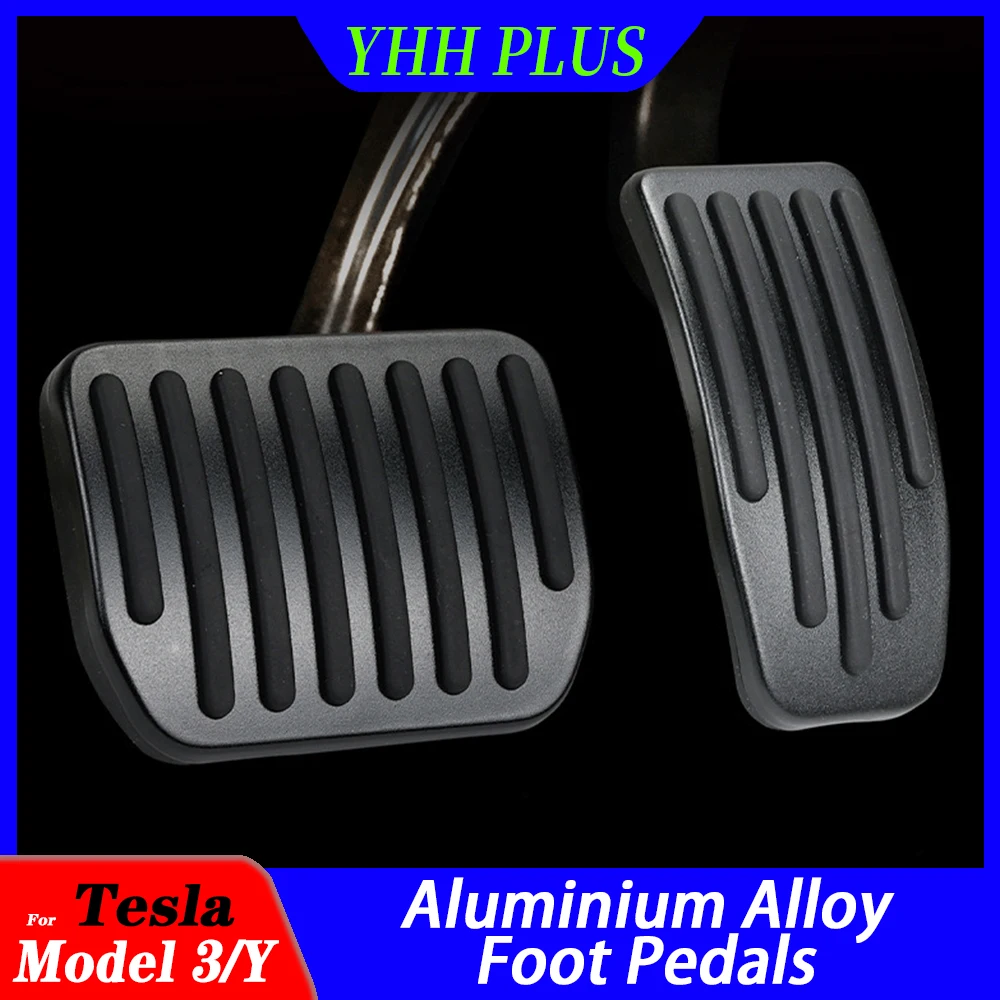 

Model3 Car Foot Pedal for Tesla Model 3 Y 2023 Accessories Break Pedal Aluminum Alloy Accelerator Brake Covers Auto Interior