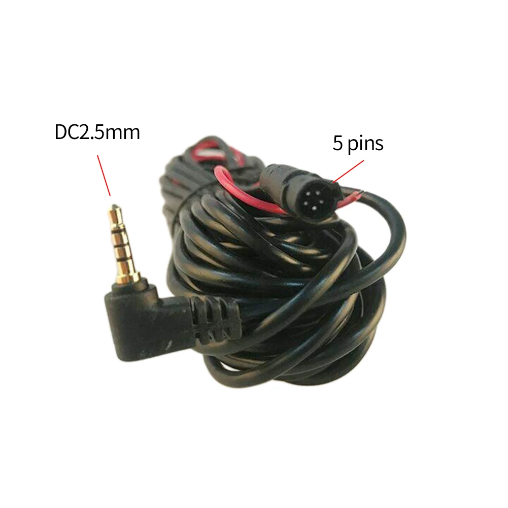 

Cable Extension Cable Rear Lens Cable Recorder Video Cable 9.5m Recorder Extension Cable Plastic 5-pin 10 Meters