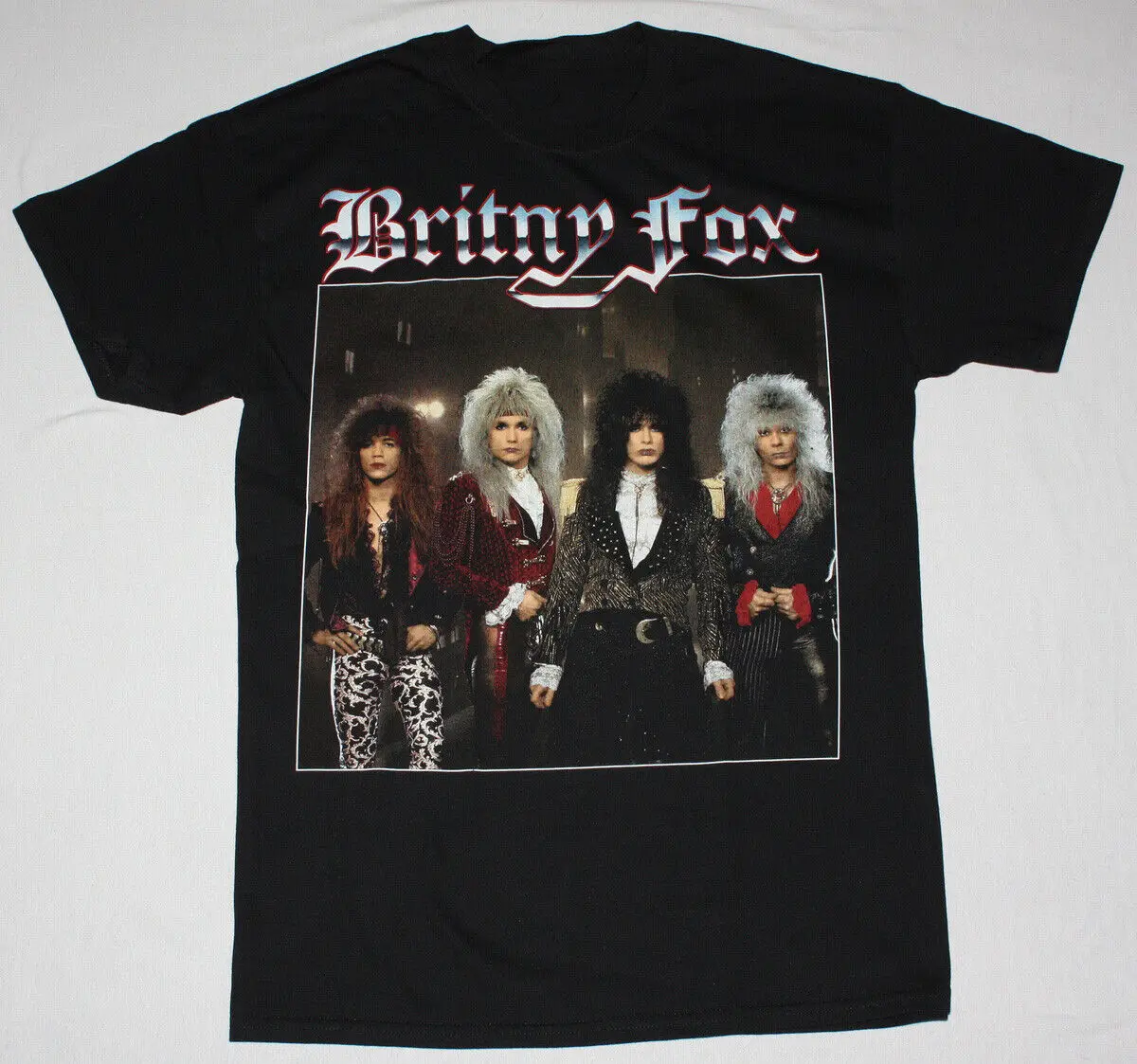 Горячая черная мужская рубашка BRITNY FOX для фанатов всех размеров NG1932