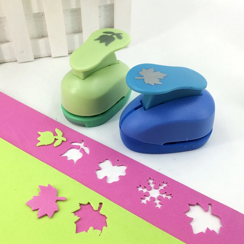 Крупноразмерные дыроколы для скрапбукинга цветные рельефные сделай сам