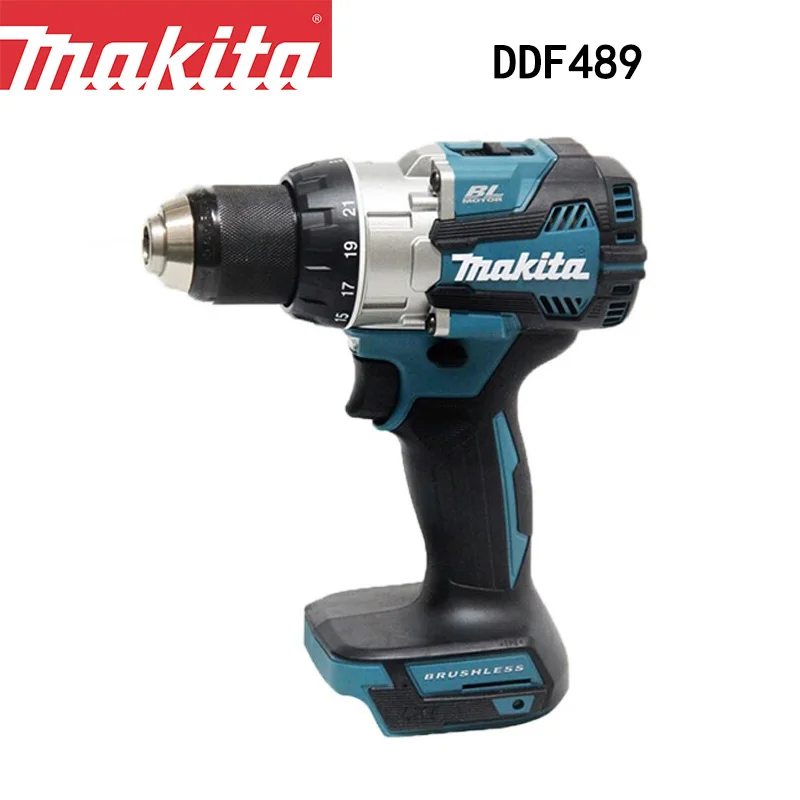 Makita DDF489 перезаряжаемая электромеханическая дрель отвертка неизолированный