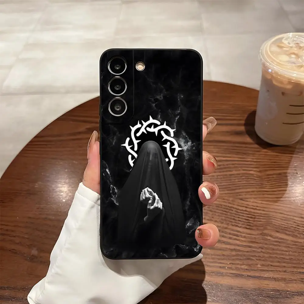 Чехол для телефона Music Bad Omens S25 Ultra Samsung S24 Fe S23 S22 S20 S21 Plus A54 A34 A24 A53 A13 A16 Cover