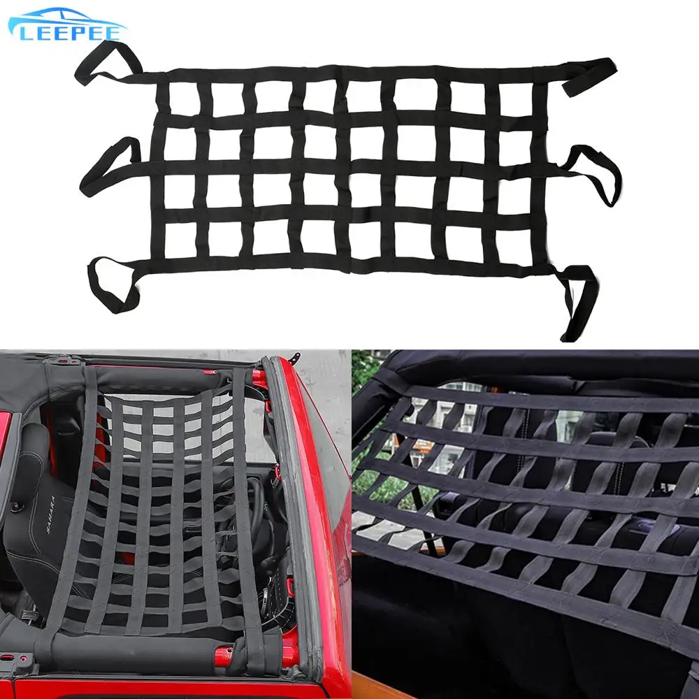 

LEEPEE сетка для хранения на крыше автомобиля для Jeep Wrangler
