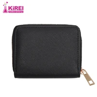 hot sell card holder woman men wallets money bag male vintage black short purse small leather slim wallets mini wallets thin