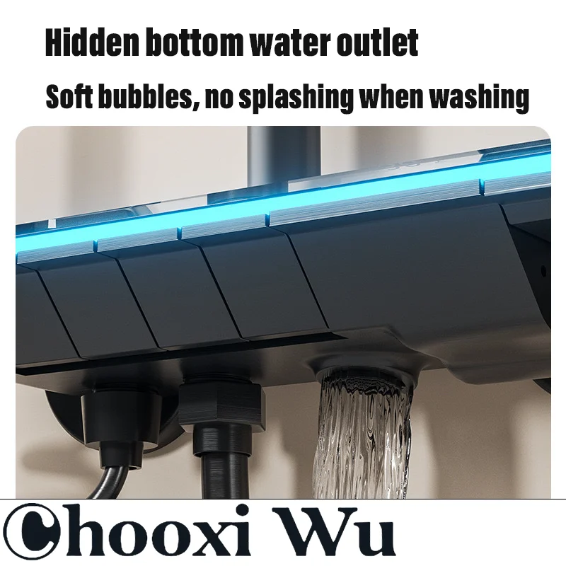 Набор для душа CHOOXIWU из меди ванной комнаты кнопки в пианино регулятор