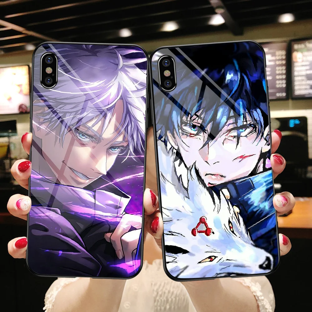 Чехол для телефона из закаленного стекла iphone SE 2020 6 6S 7 8 11 12 13 Plus X XS XR Pro Max - купить по